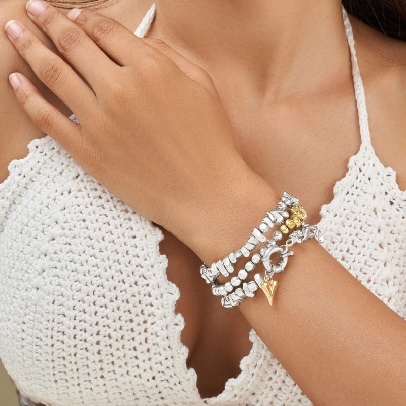 mixed metal bracelets