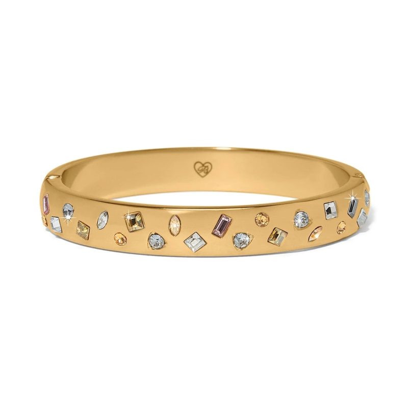 gold hinged bangle