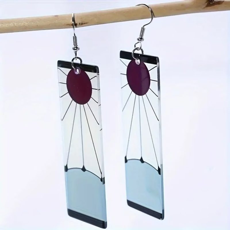 tanjiro earrings