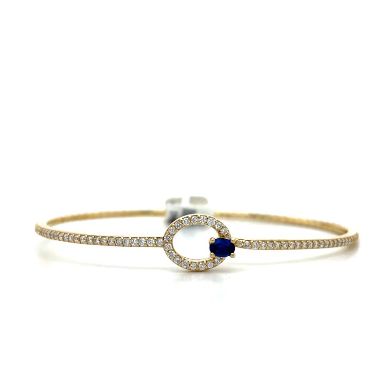 sapphire bangle