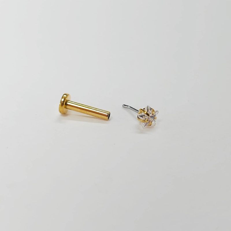 flat back stud earrings