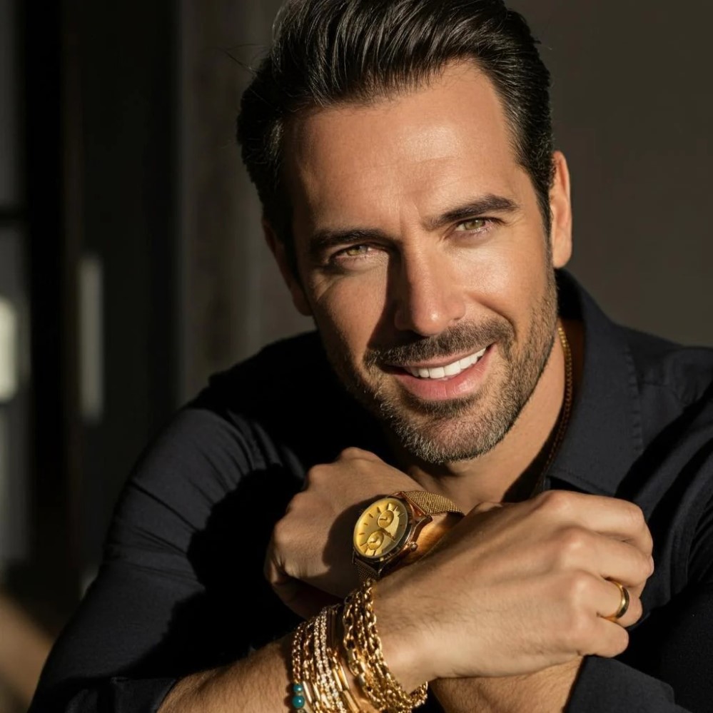 mens gold bangle bracelet