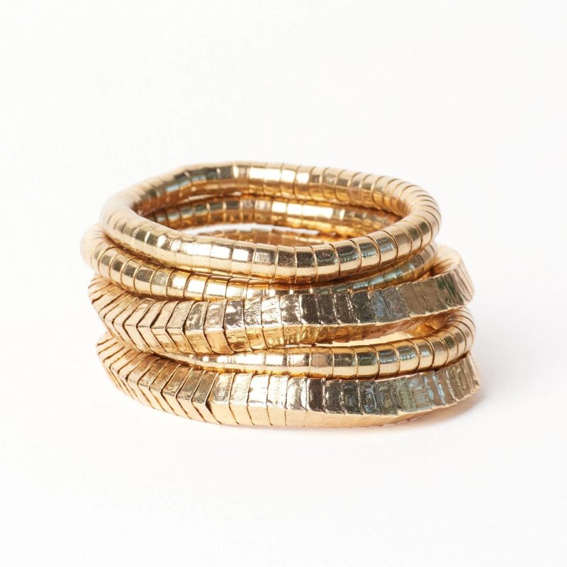 mixed metal bracelets