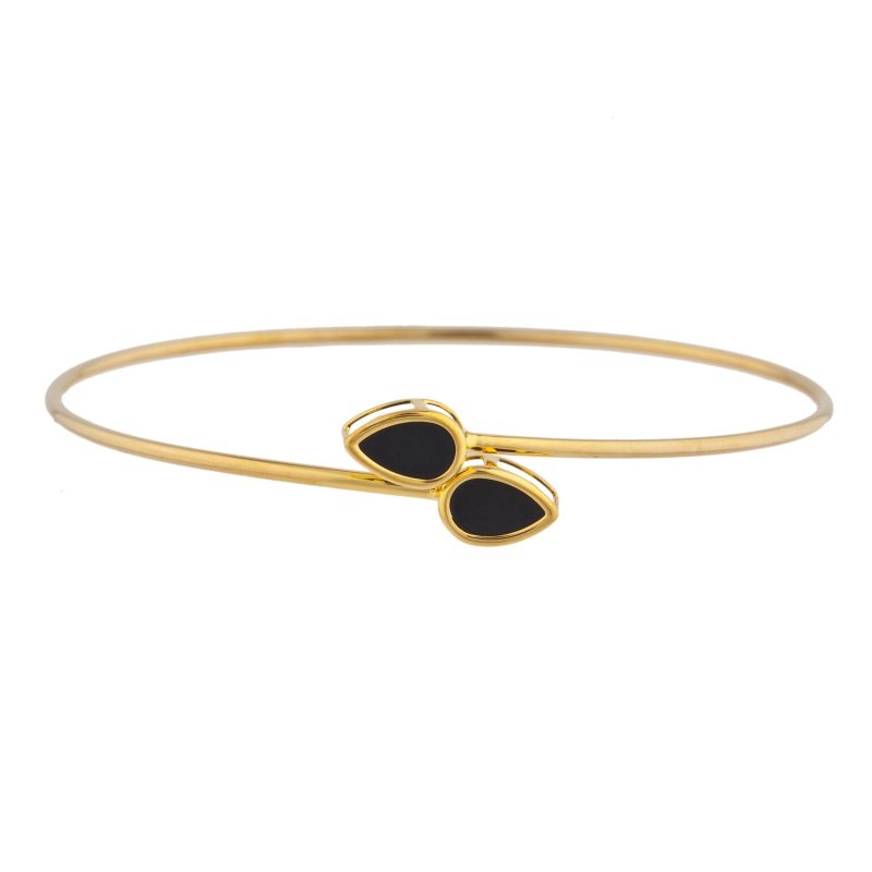 onyx bangle bracelet