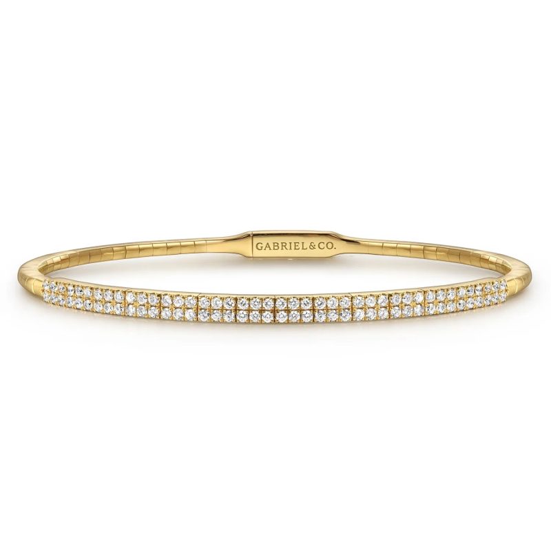 gold and diamond bangle