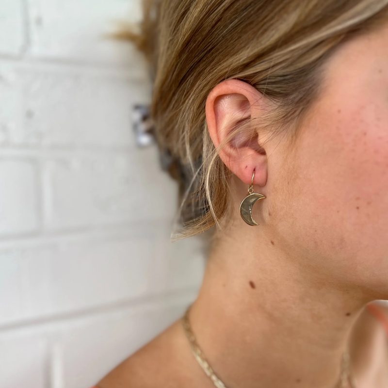 moon earrings
