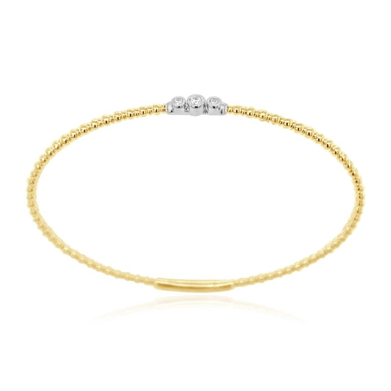 gold and diamond bangle